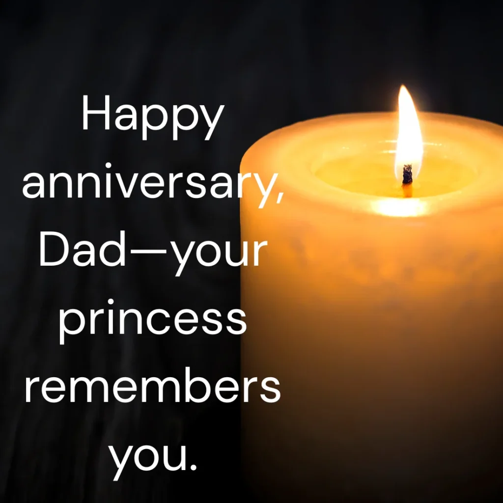 Death Anniversary Quotes for Father from Daughter