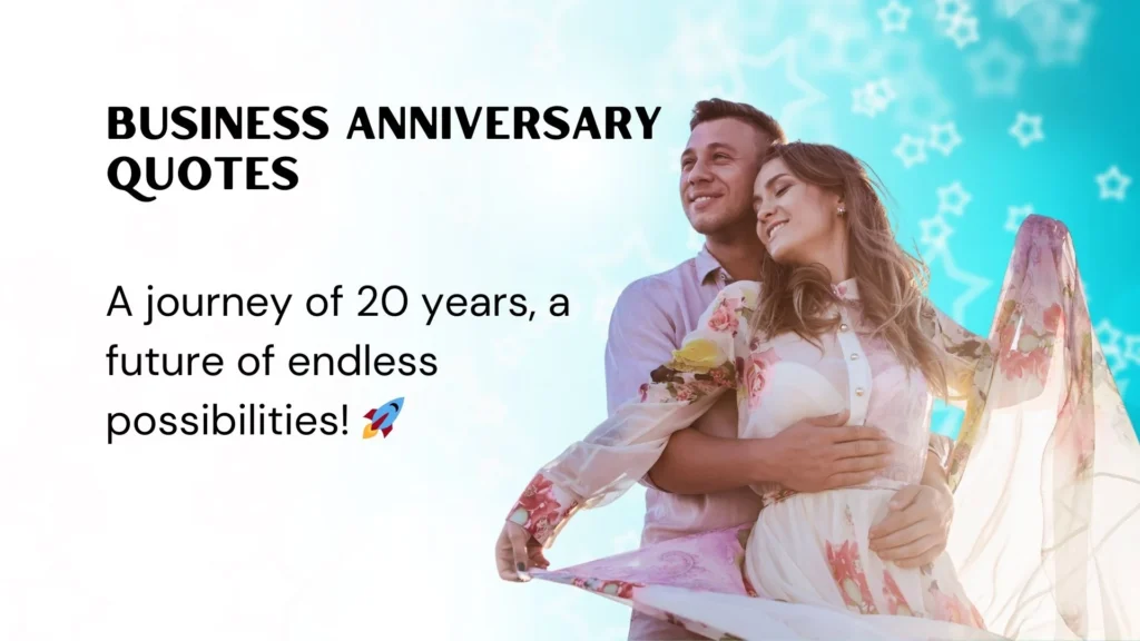 20 Year Company Anniversary Message 