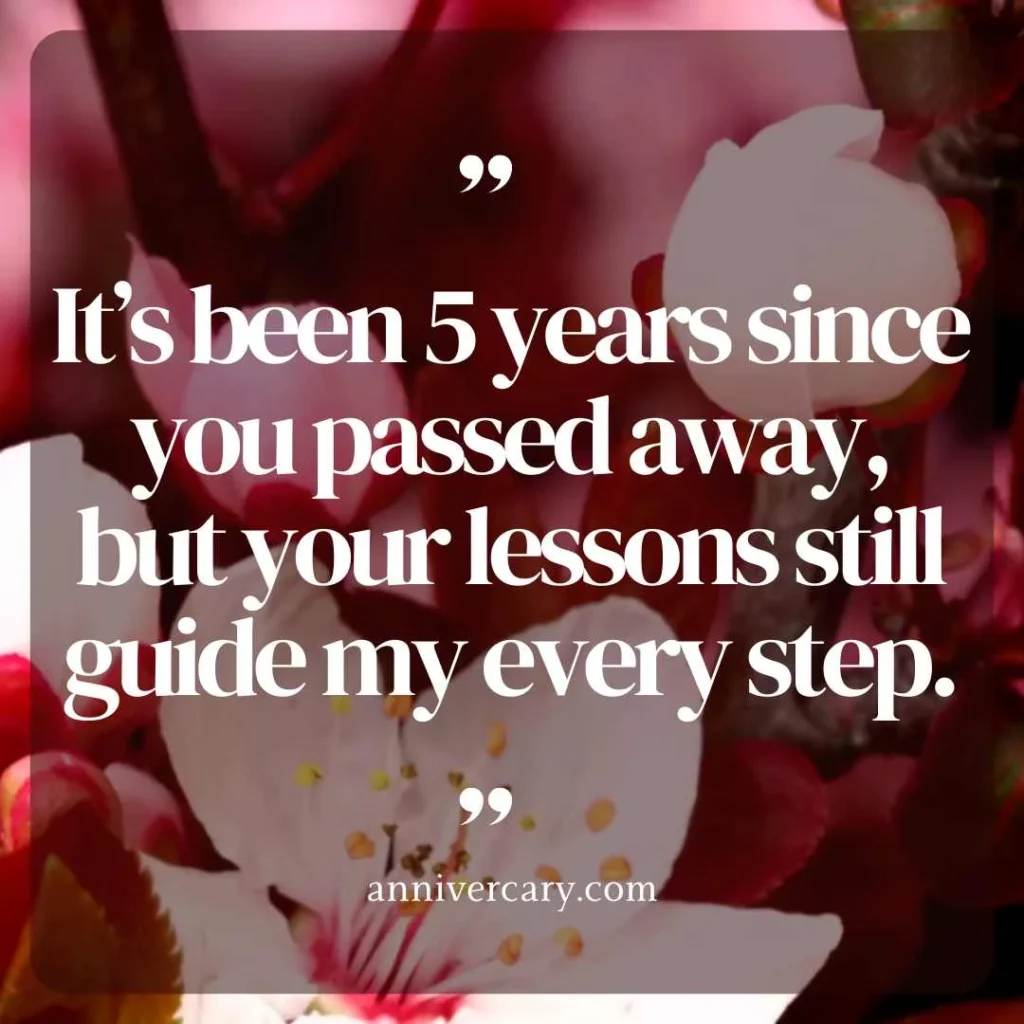 5 Year Death Anniversary Quotes for Dad