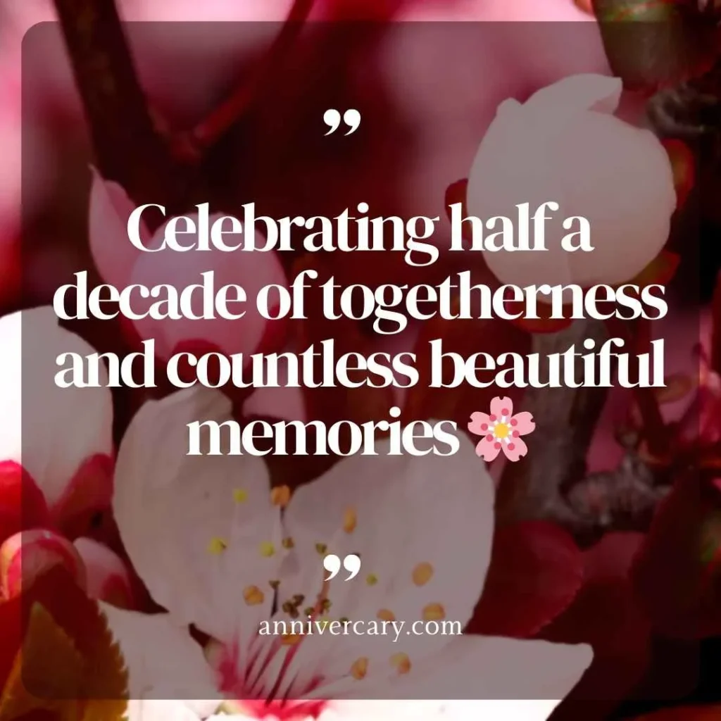 5 Years Anniversary Wishes