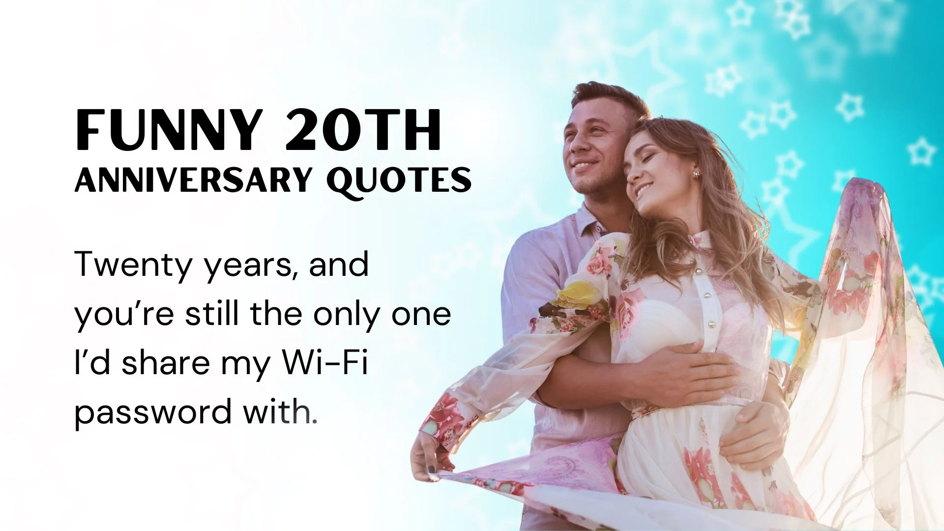 You are currently viewing 289 Best Funny 20th Anniversary Quotes to Roast Your Spouse with Love 2025