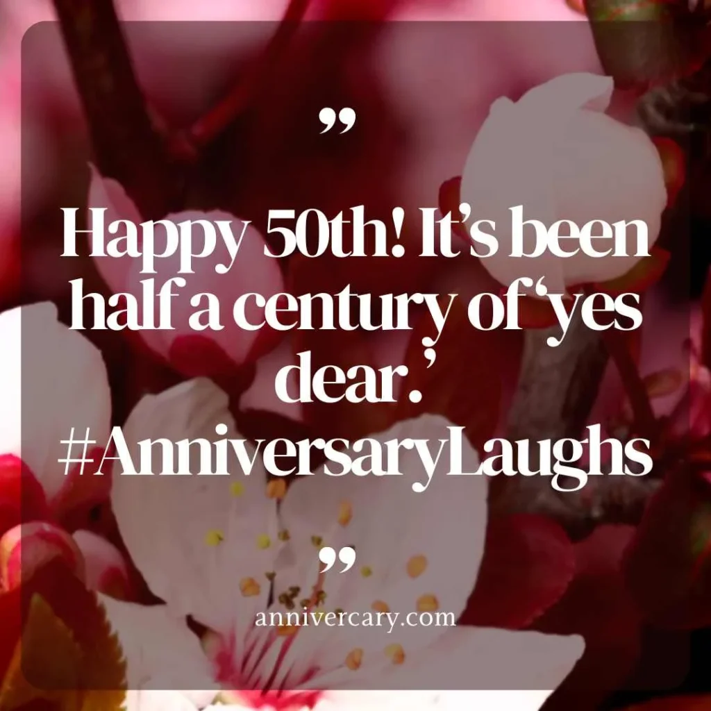 Hilarious 50th Wedding Anniversary