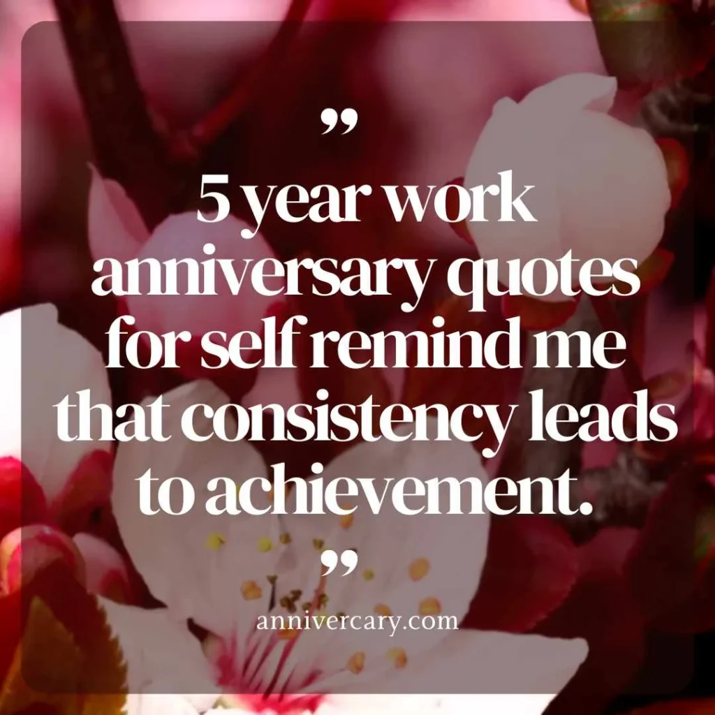 Work Anniversary Self-Inspiration