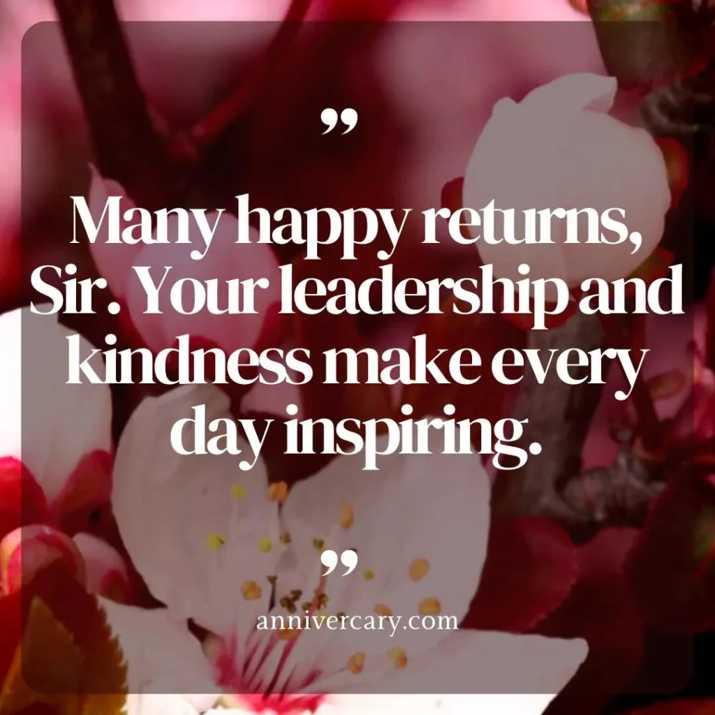 Birthday Wish for Sir