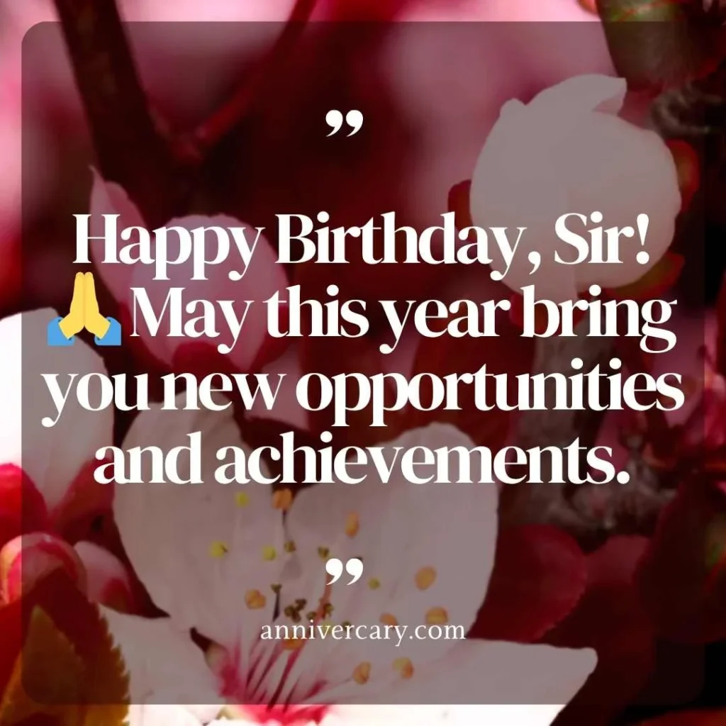 Sir Birthday Wishes