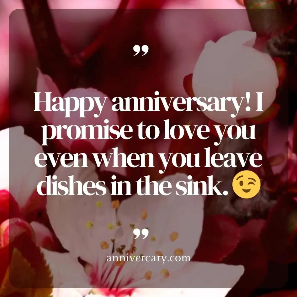 Funny Anniversary Wishes for Husband