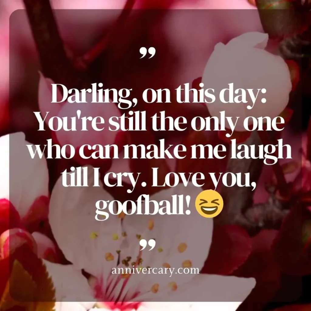 Funny Anniversary Wishes for Husband