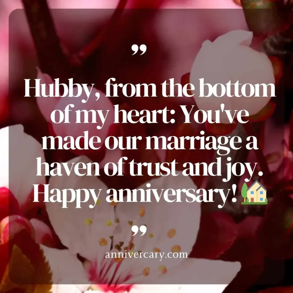 Heartfelt Anniversary Wishes for Husband