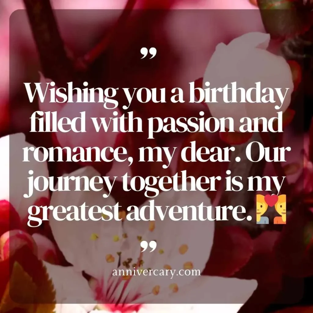 Romantic Birthday Wishes for Husband