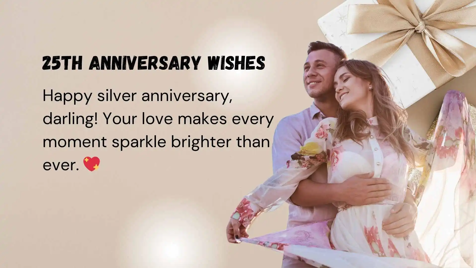 Read more about the article 278 Heartfelt 25th Anniversary Wishes to Celebrate Everlasting Love 2025