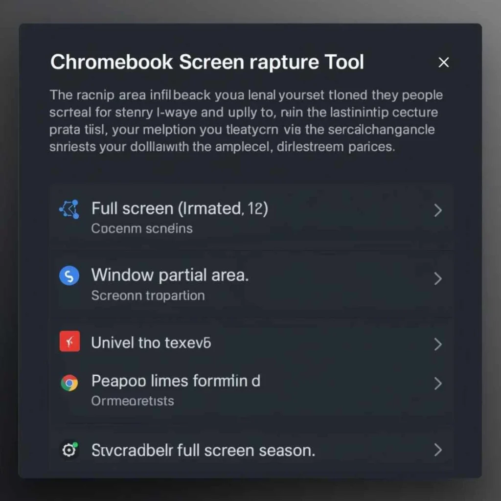 Chromebook Screen Capture Tool
