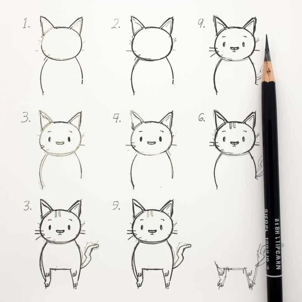 Outline the Cat’s Body